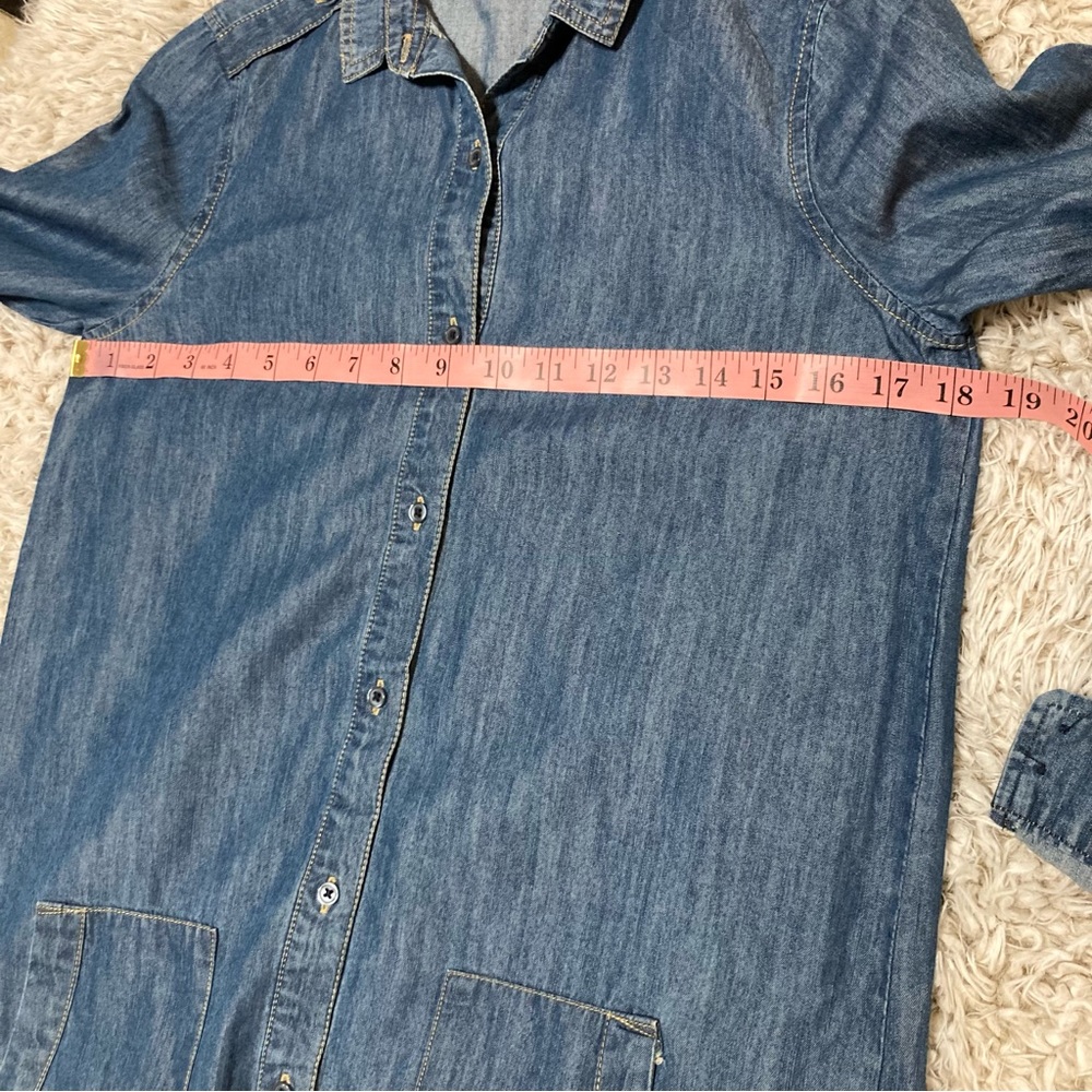 Jaime Demim Chambray Dress Sixe Small S - Picture 7 of 9